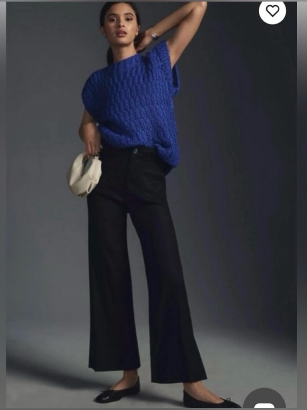 Maeve Colette Magic Fabric Crop Wide-Leg Pants by Anthropologie size 29